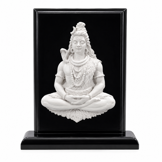 Premium Shivji Wooden Base Decor