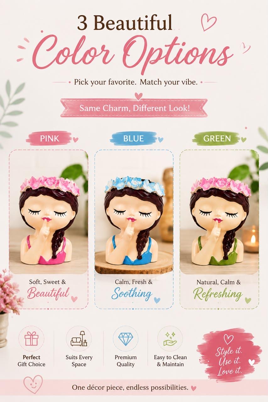Girl planter