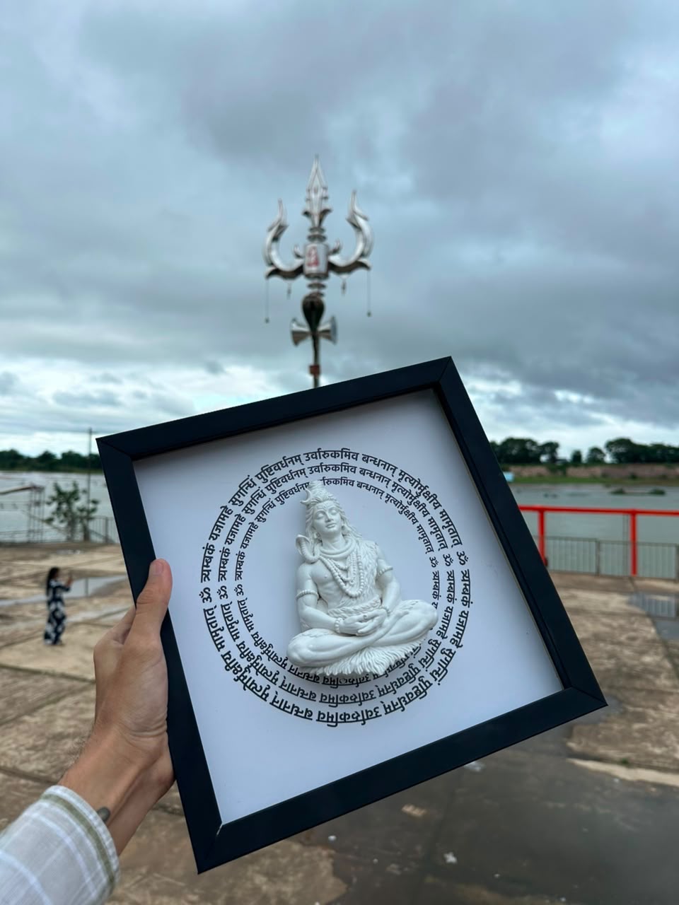 Lord Shiva 3D Premium Wall Frame | Spiritual Home Decor